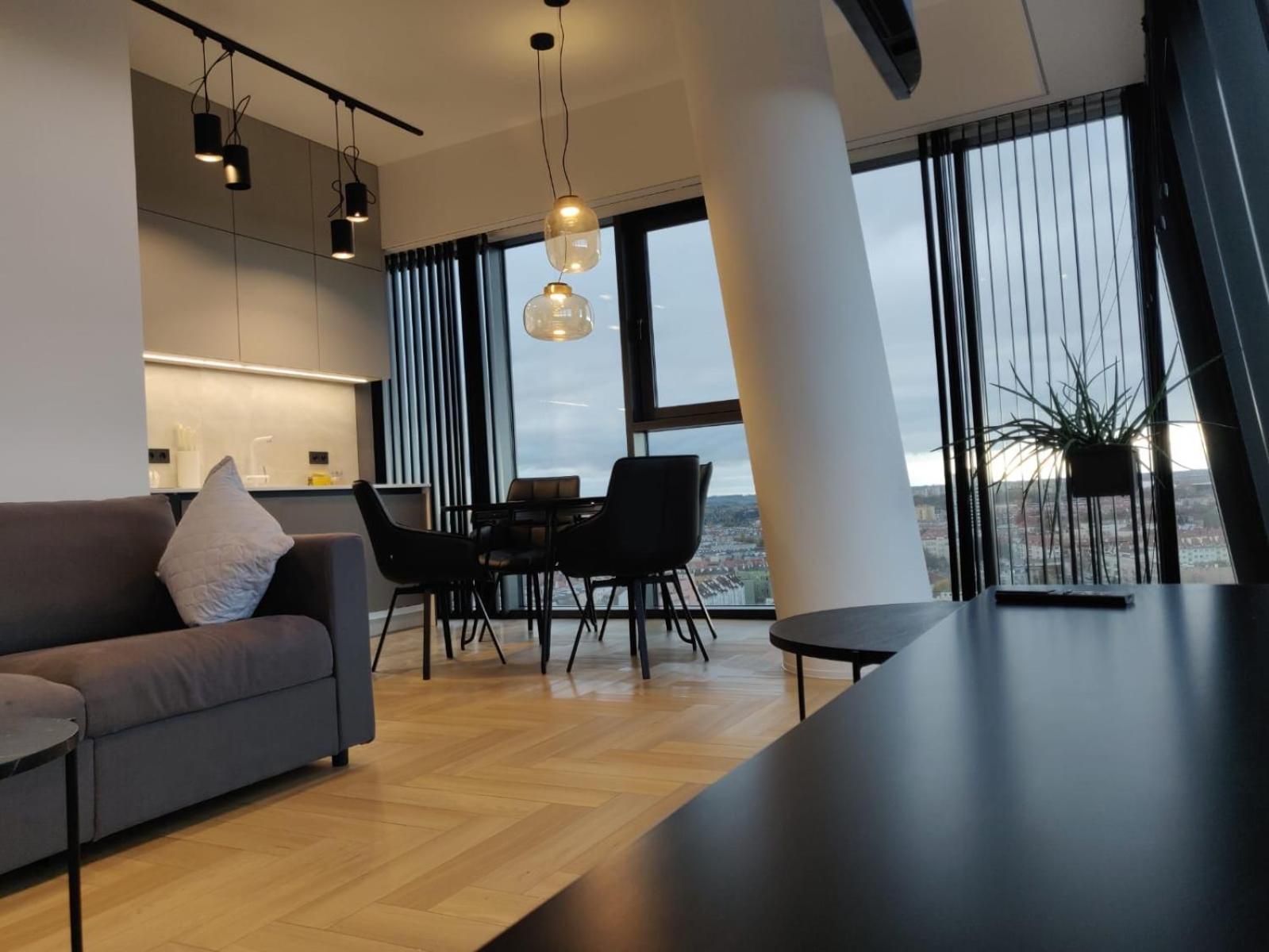 Appartamento Hanza Tower Szczecin Sky Apart 18Th Floor A Esterno foto