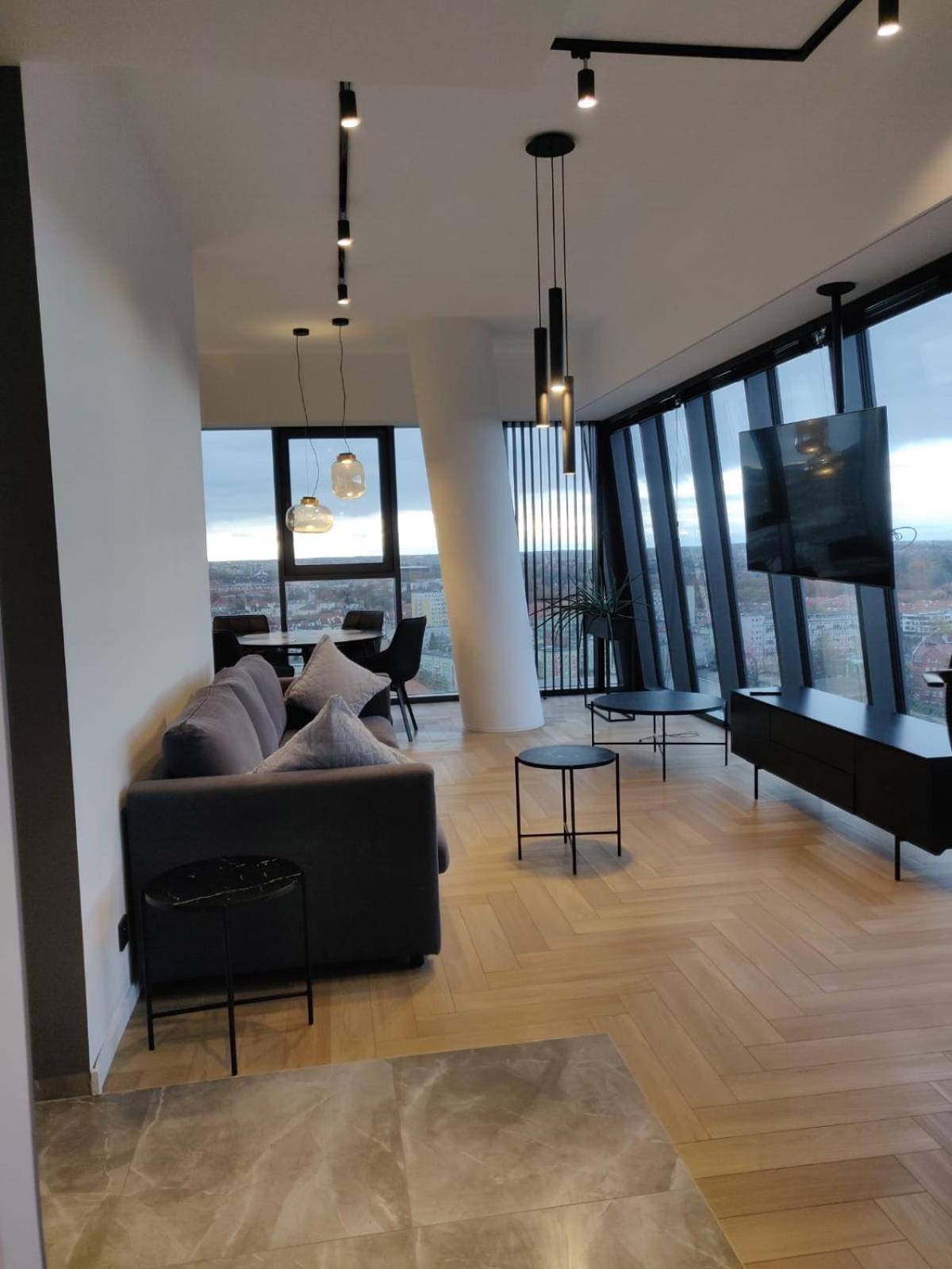 Appartamento Hanza Tower Szczecin Sky Apart 18Th Floor A Esterno foto